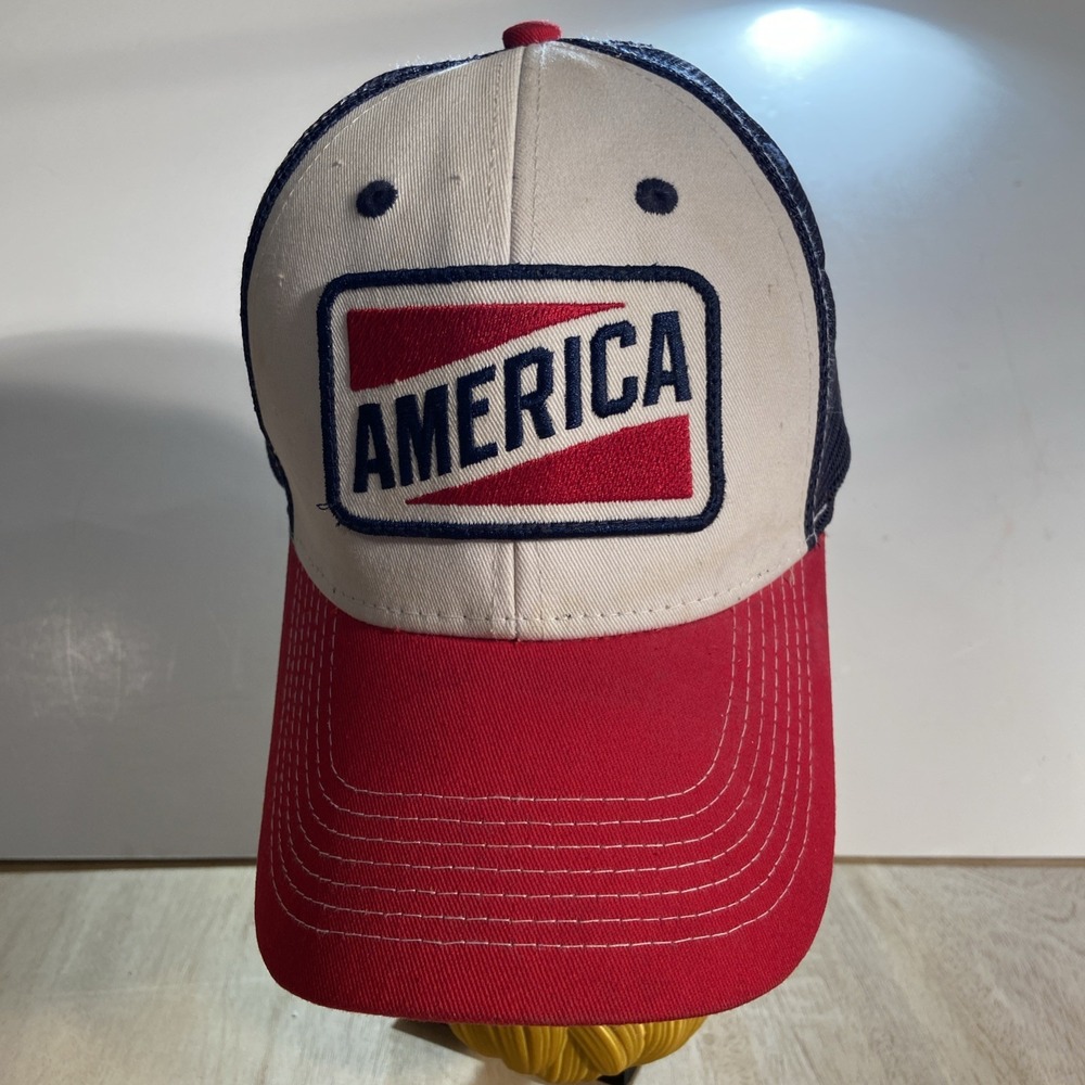 America SnapBack Hat Red White Blue Patriotic Unisex